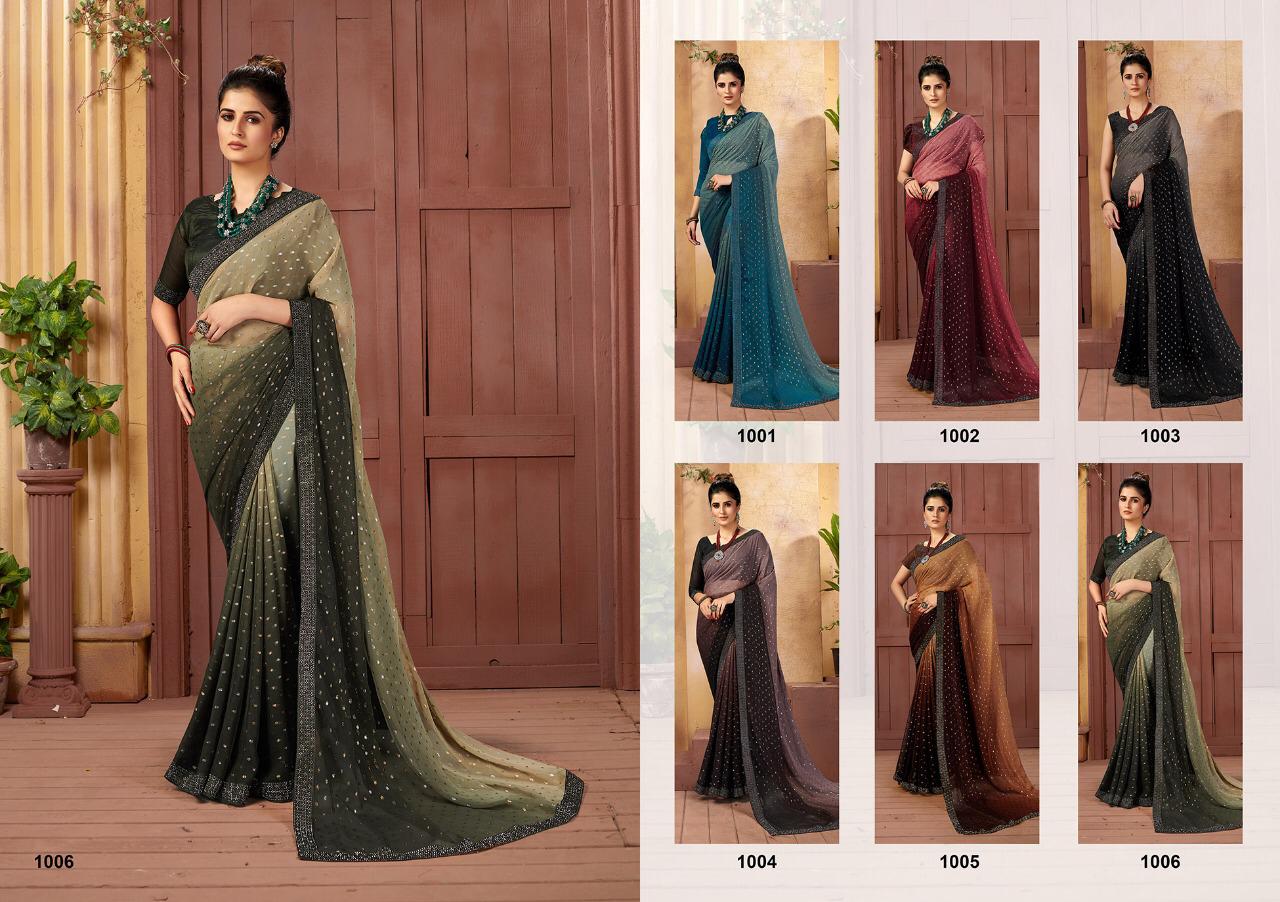 Saroj Fashion Dream Casual Wear Georgette Wear Saree Collection